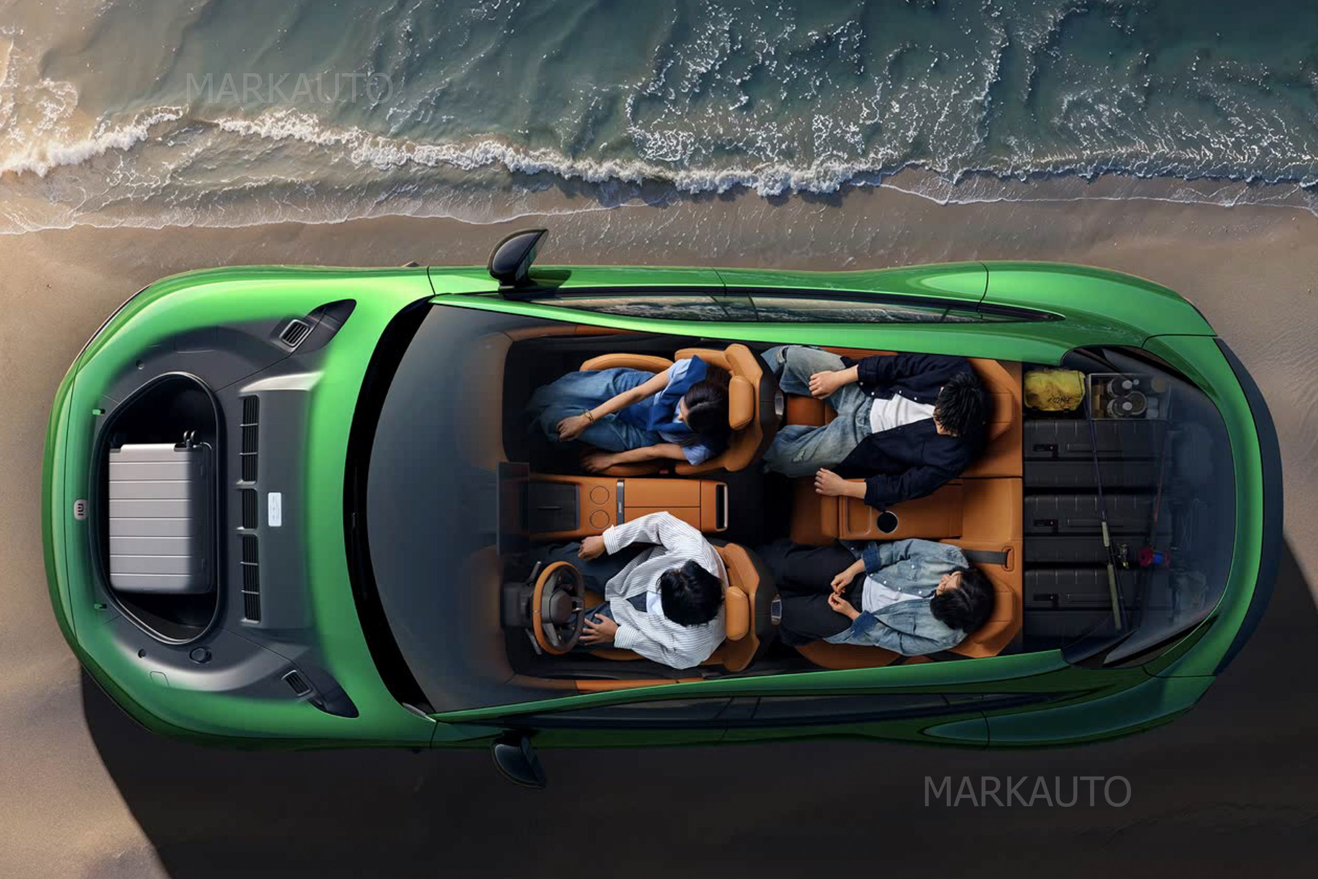Xiaomi YU7 / 小米YU7  — The 2025 Four-Drive Max Edition gem green, фото 88